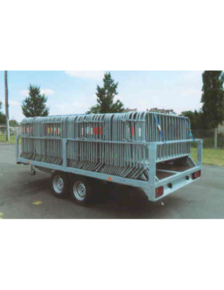 Remorque Porte Barrière x70