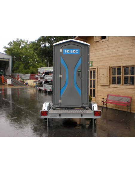 Remorque toilette autonome roulante