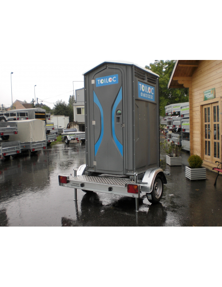 Remorque toilette autonome roulante