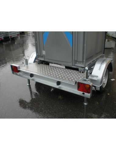 Remorque toilette autonome roulante