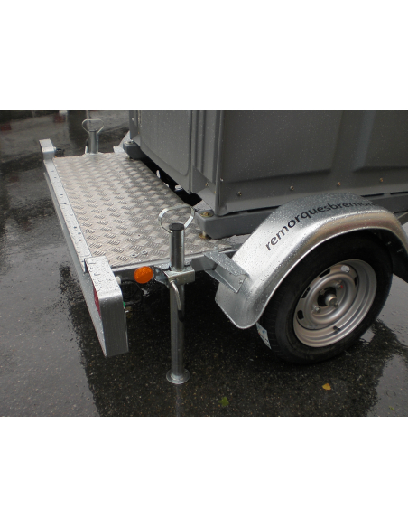 Remorque toilette autonome roulante