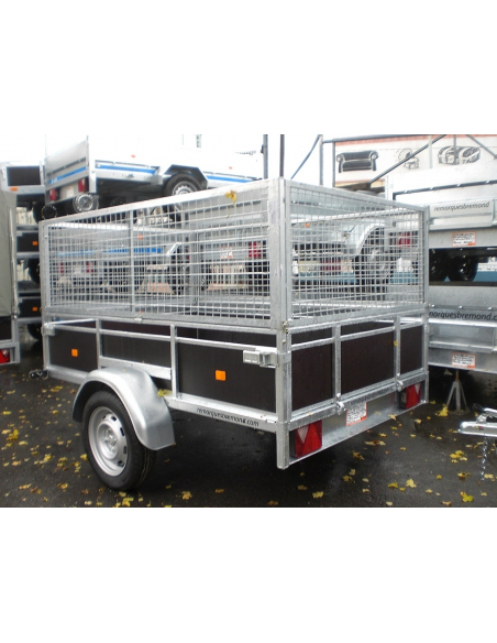 Remorque ERDE EXPERT LCB 201 + Option Rehausses grillagées