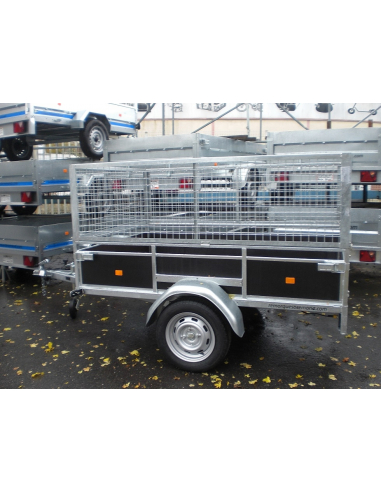 Remorque ERDE EXPERT LCB 201 + Option Rehausses grillagées