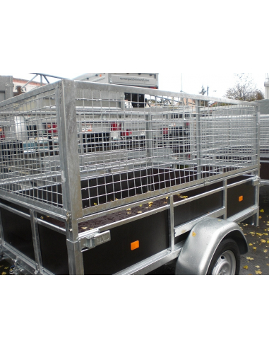 Remorque ERDE EXPERT LCB 201 + Option Rehausses grillagées