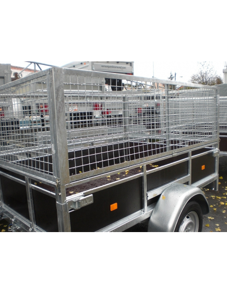 Remorque ERDE EXPERT LCB 201 + Option Rehausses grillagées