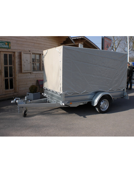 PLM 150 - Kit ridelles tôles 40 cm + Bâche haute 180 cm (option)