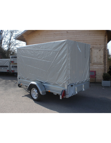 PLM 150 - Kit ridelles tôles 40 cm + Bâche haute 180 cm (option)