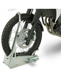  Herrselsam 1 support à bascule pour moto - Pour remorque - Pour  roue avant et moto - Convient pour pneus de 8 à 24