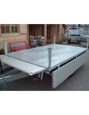 REMORQUE BENNE ERDE EXPERT BE 150 ELEC