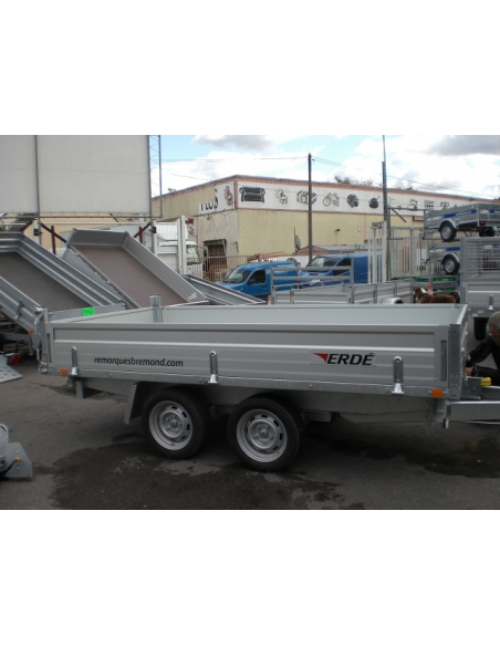 Remorque tri benne ERDE EXPERT BE162TBELEC