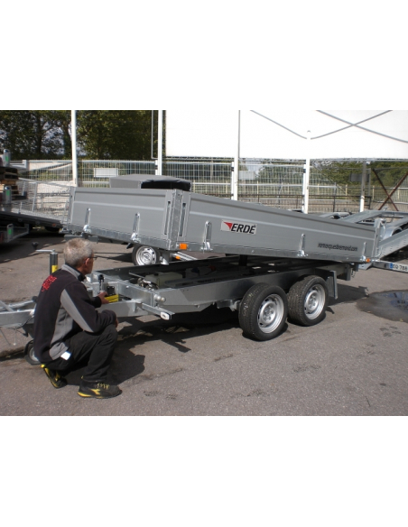 Remorque tri benne ERDE EXPERT BE162TBELEC