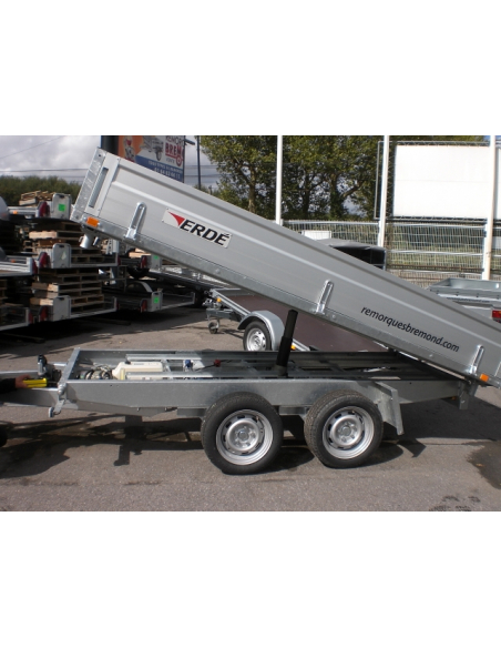 Remorque tri benne ERDE EXPERT BE162TBELEC