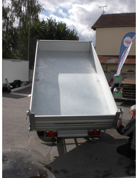 Remorque tri benne ERDE EXPERT BE162TBELEC