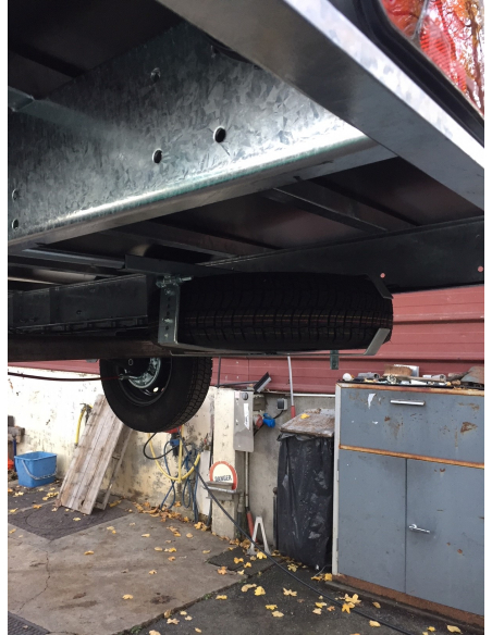 Remorque plateau basculant