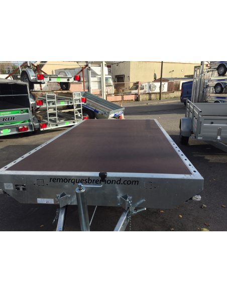 Remorque plateau basculant