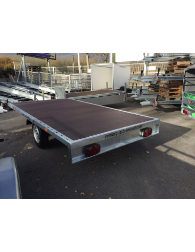 Remorque plateau basculant
