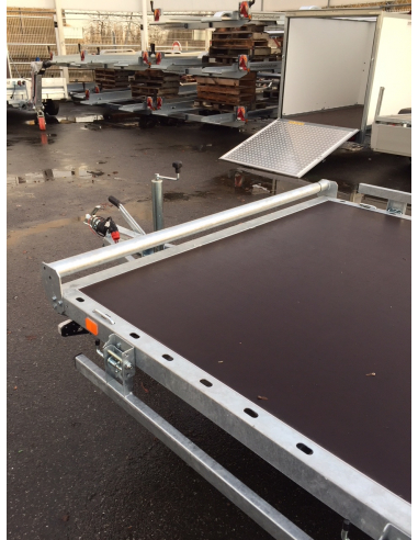 Remorque plateau basculant