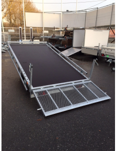 Remorque plateau basculant