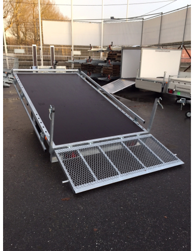 Remorque plateau basculant