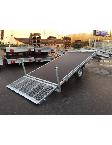 Remorque plateau basculant