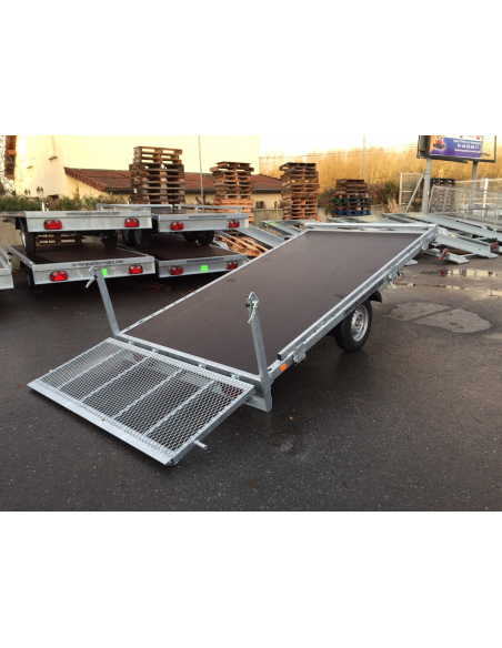Remorque plateau basculant