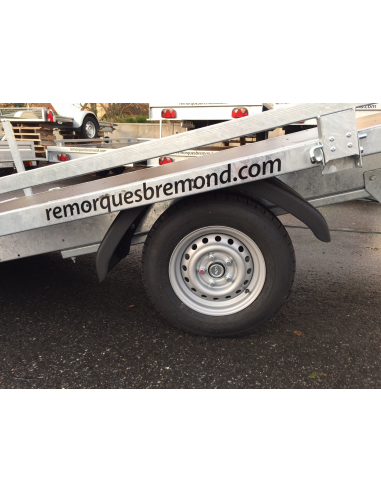 Remorque plateau basculant