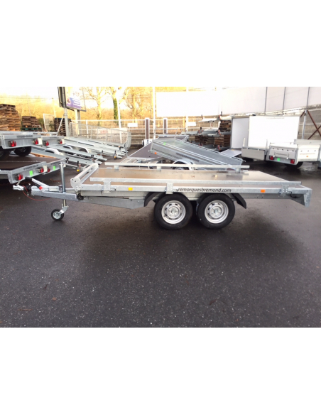 Remorque plateau 2 essieux RIS340F200