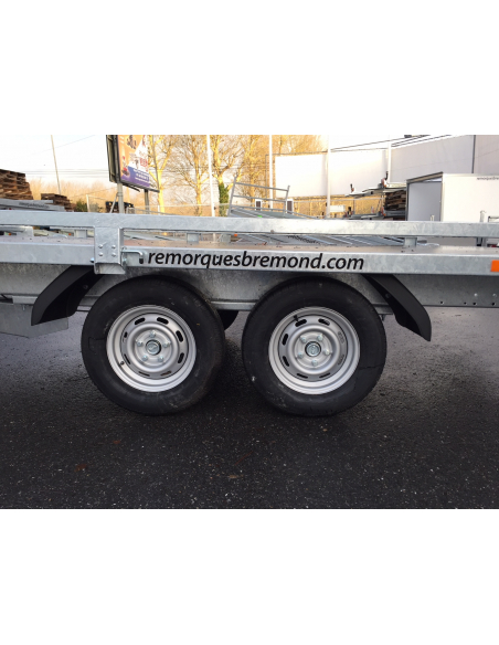 Remorque plateau 2 essieux RIS340F200