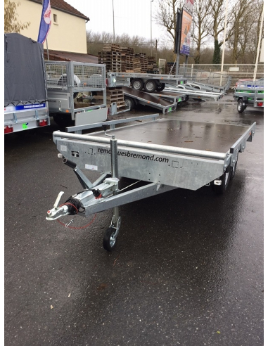 Remorque plateau 2 essieux RIS340F200