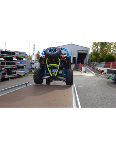 Remorque plateau 2 essieux RIS340F200