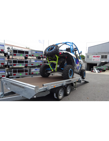 Remorque plateau 2 essieux RIS340F200