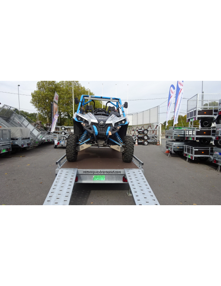 Remorque plateau 2 essieux RIS340F200