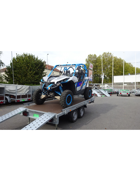 Remorque plateau 2 essieux RIS340F200