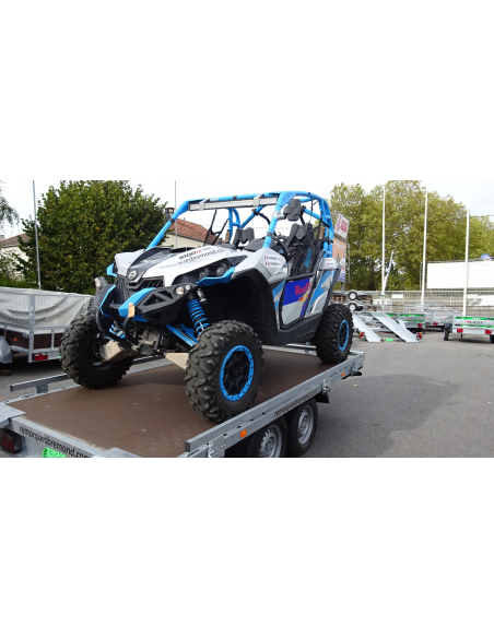 Remorque plateau 2 essieux RIS340F200