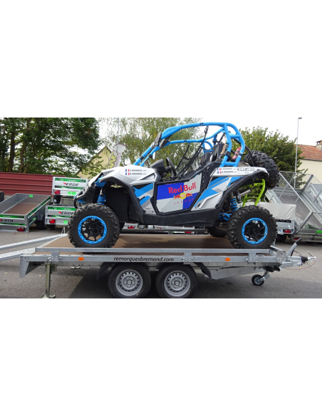 Remorque plateau 2 essieux RIS340F200
