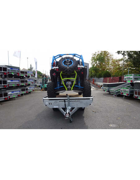 Remorque plateau 2 essieux RIS340F200