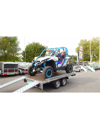 Remorque plateau 2 essieux RIS340F200