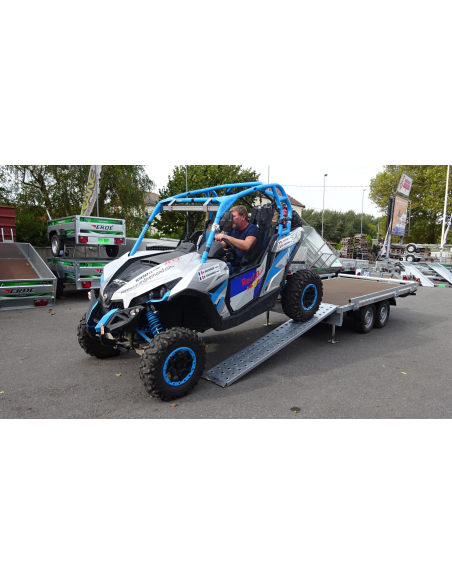 Remorque plateau 2 essieux RIS340F200