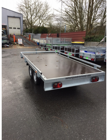 Remorque plateau 2 essieux RIS340F200