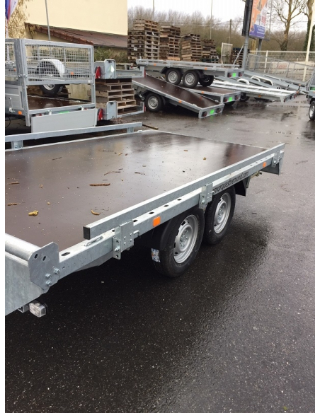 Remorque plateau 2 essieux RIS340F200