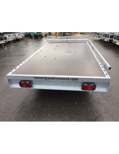 Remorque plateau 2 essieux RIS340F200