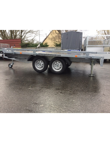 Remorque plateau 2 essieux RIS340F200