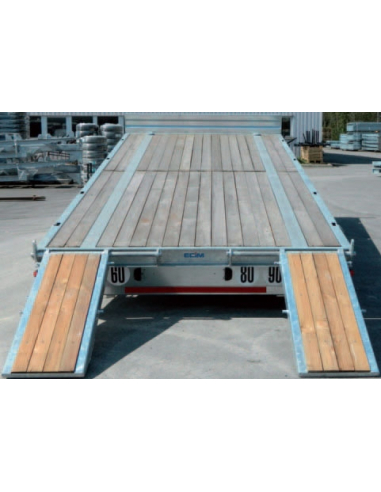 Remorque porte engin 11000kg ECIM