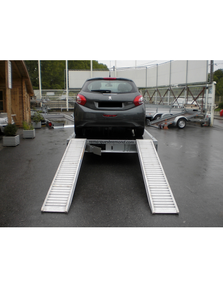 Remorque plateau 2 essieux RIS400F270