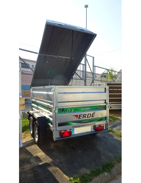 Remorque ERDE DAXARA 239x4F Capot