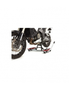  Herrselsam 1 support à bascule pour moto - Pour remorque - Pour  roue avant et moto - Convient pour pneus de 8 à 24