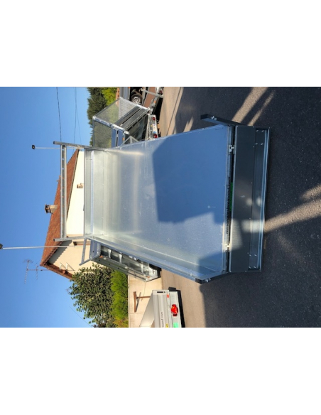 Remorque benne 1 essieu roues dessous BRI260F150