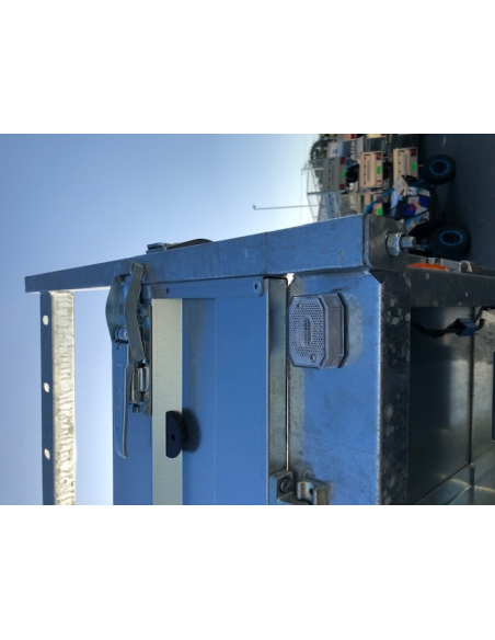 Remorque benne 1 essieu roues dessous BRI260F150