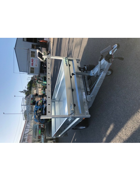 Remorque benne 1 essieu roues dessous BRI260F150