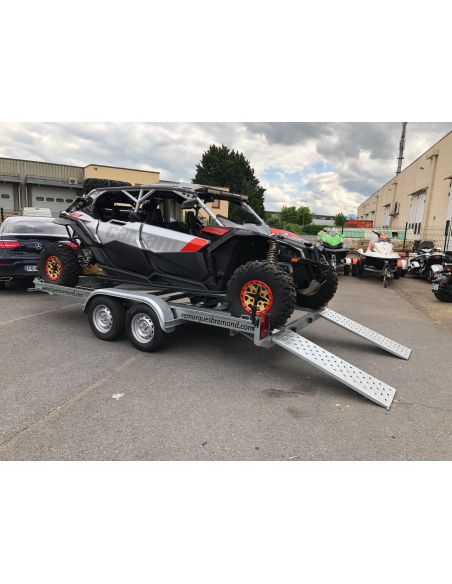 Porte-voiture PV400F270 avec Can-Am Maverick 4 places